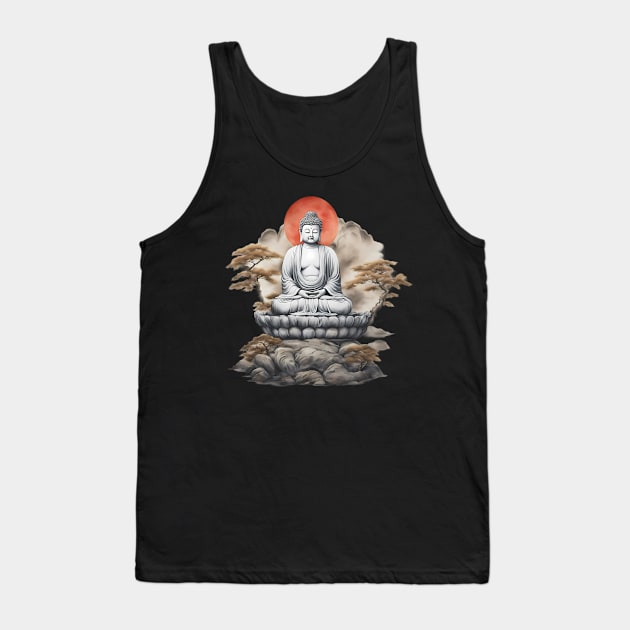 Samsara Buddhism Tank Top by animegirlnft